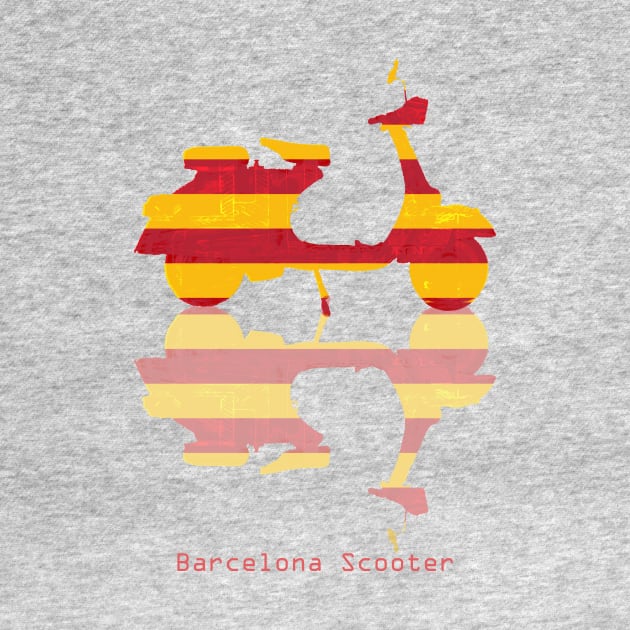 Barcelona scooter by AaaahEeeekStudio